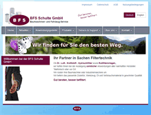 Tablet Screenshot of bfs-filter.de